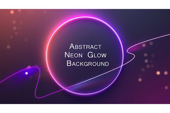 Download Abstract Neon Glow Background - Neon glow Collection