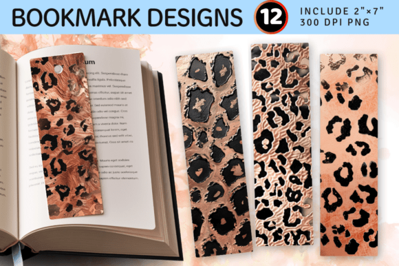 Download Rose Gold Leopard PNG Bookmark Design - Leopard png Collection