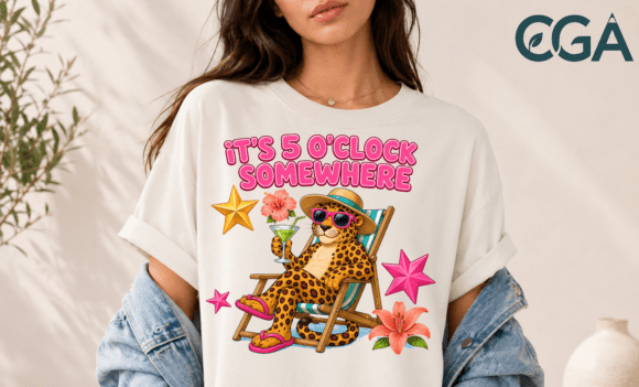 Download Its 5 Oclock Somewhere Leopard PNG - Leopard png Collection