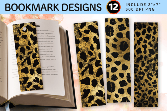 Download Gold and Black Leopard PNG Bookmark Desi - Leopard png Collection