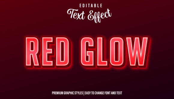Download Red Neon Glow Text Effect - Neon glow Collection