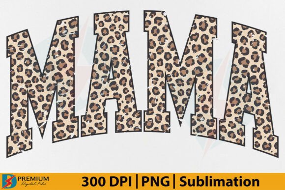 Download Mama Leopard PNG, Retro Varsity Mama PNG - Leopard png Collection