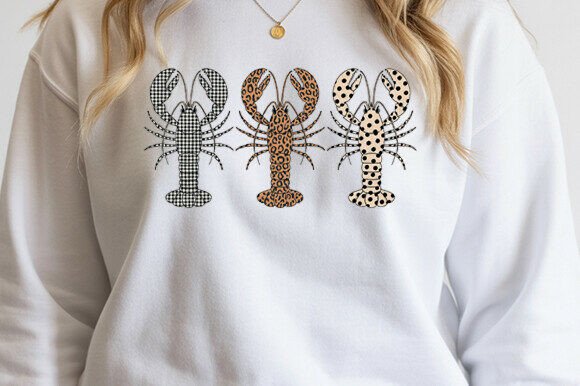 Download Preppy Lobster Trio Leopard PNG - Leopard png Collection